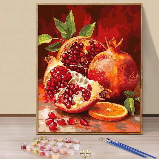 Pomegranate - Paint by Numbers -40x50cm