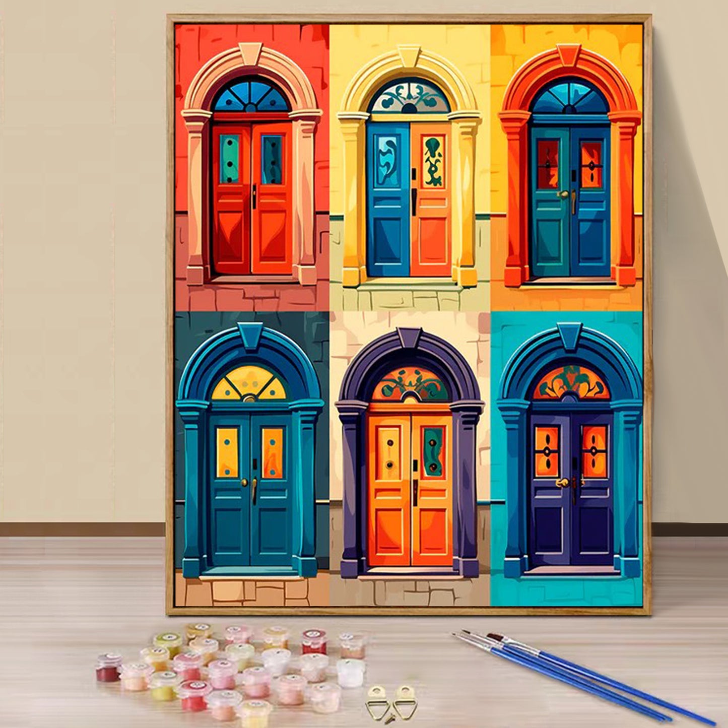 Door- Paint by Numbers -40x50cm