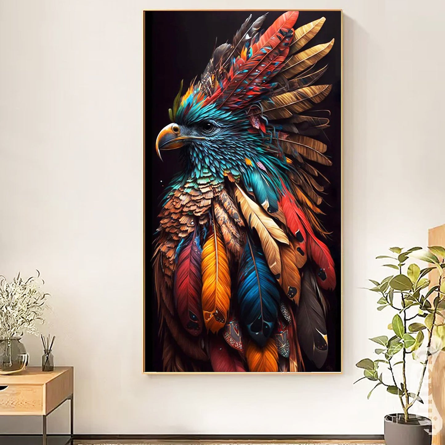 Parrot - Full Round Diamond Painting - 70x40cm