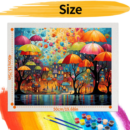 Umbrella tree - Paint by Numbers -50x40cm