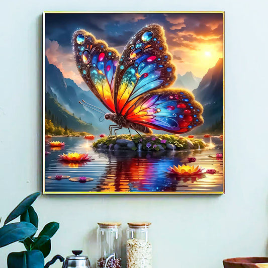 Butterfly - Painting by Numbers -40x40cm