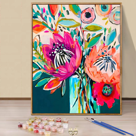 Flower  - Paint by Numbers -40x50cm
