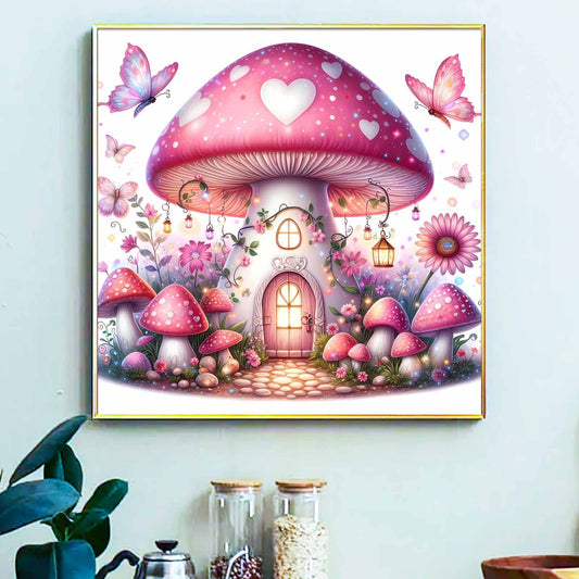 Mushroom - Painting by Numbers -40x40cm