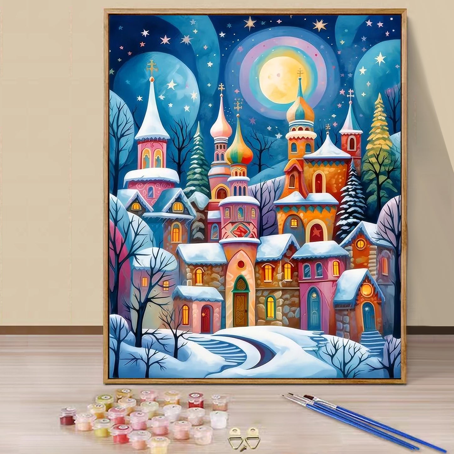 Christmas House - Painting with Numbers -40x50cm