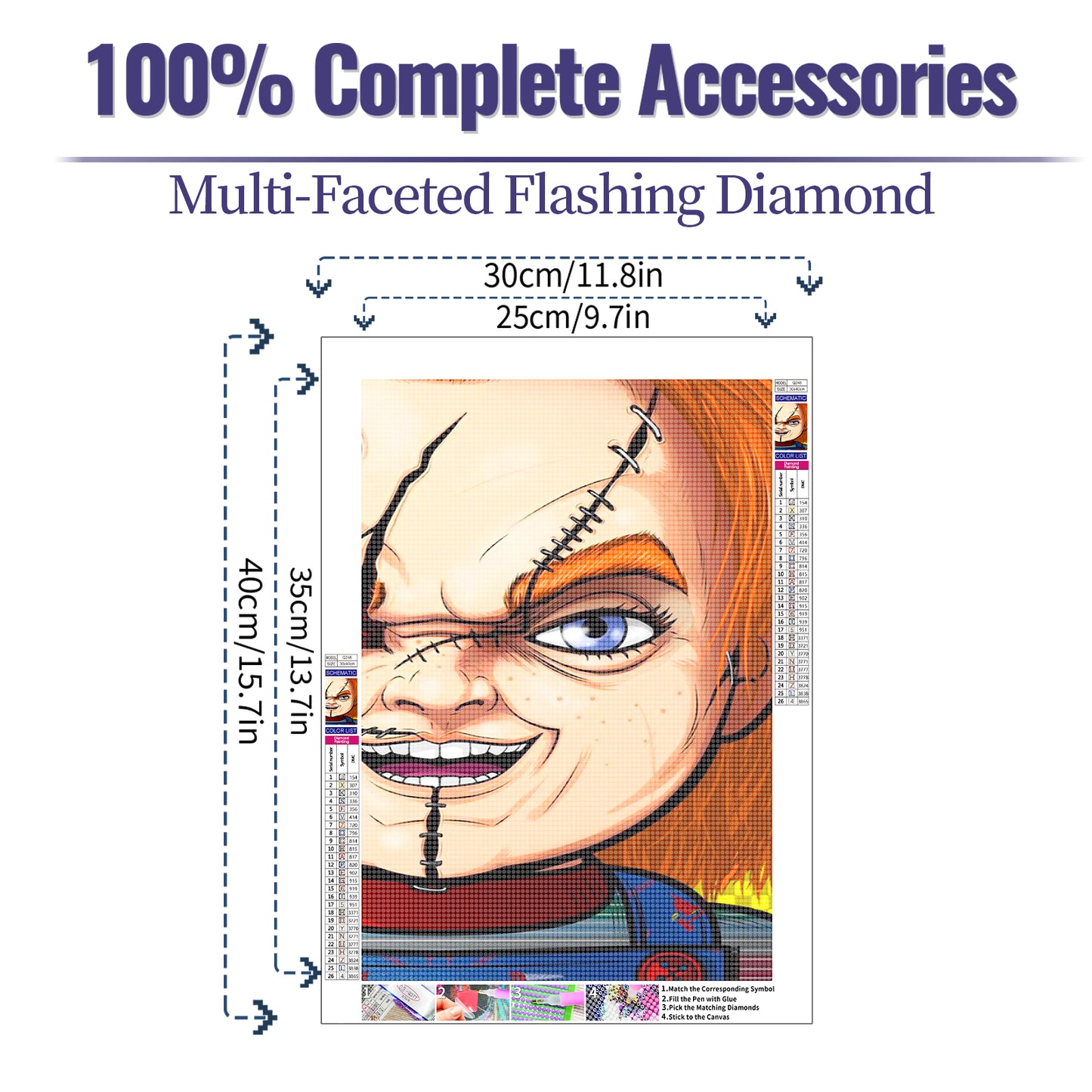 Cartoon- Full Round Diamond Painting - 30x40cm