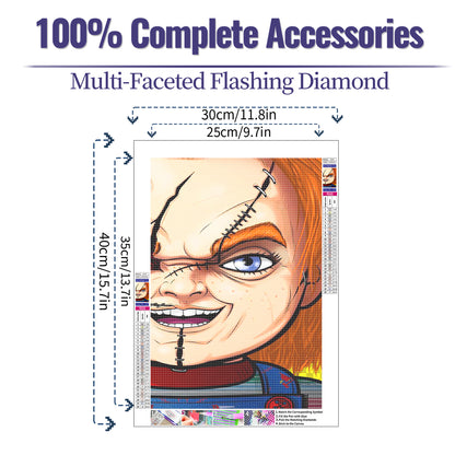 Cartoon- Full Round Diamond Painting - 30x40cm