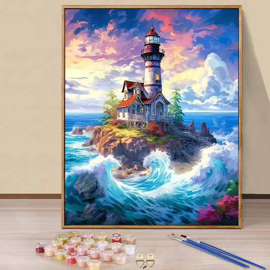 Lighthouse - Paint by Numbers -40x50cm
