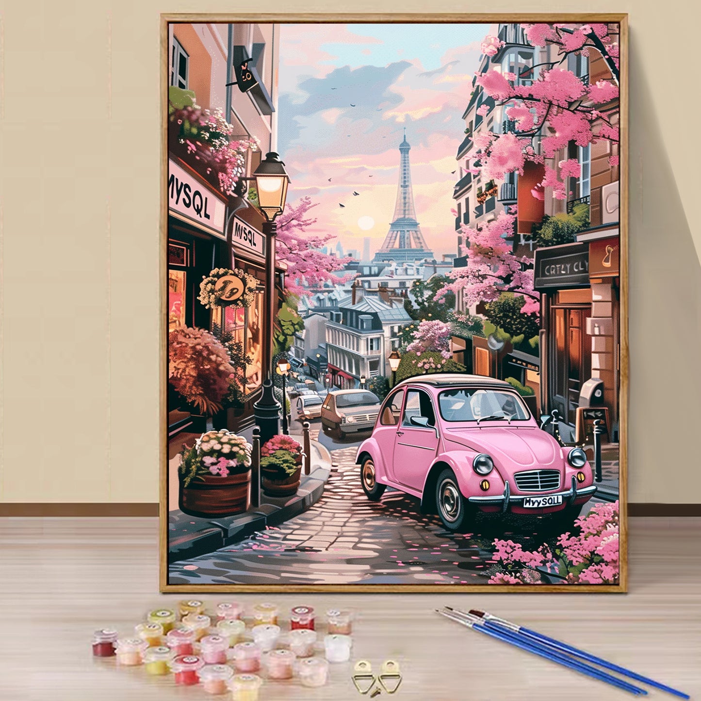 Car- Paint by Numbers -40x50cm