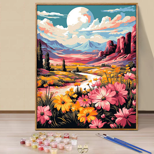 Flower  - Paint by Numbers -40x50cm