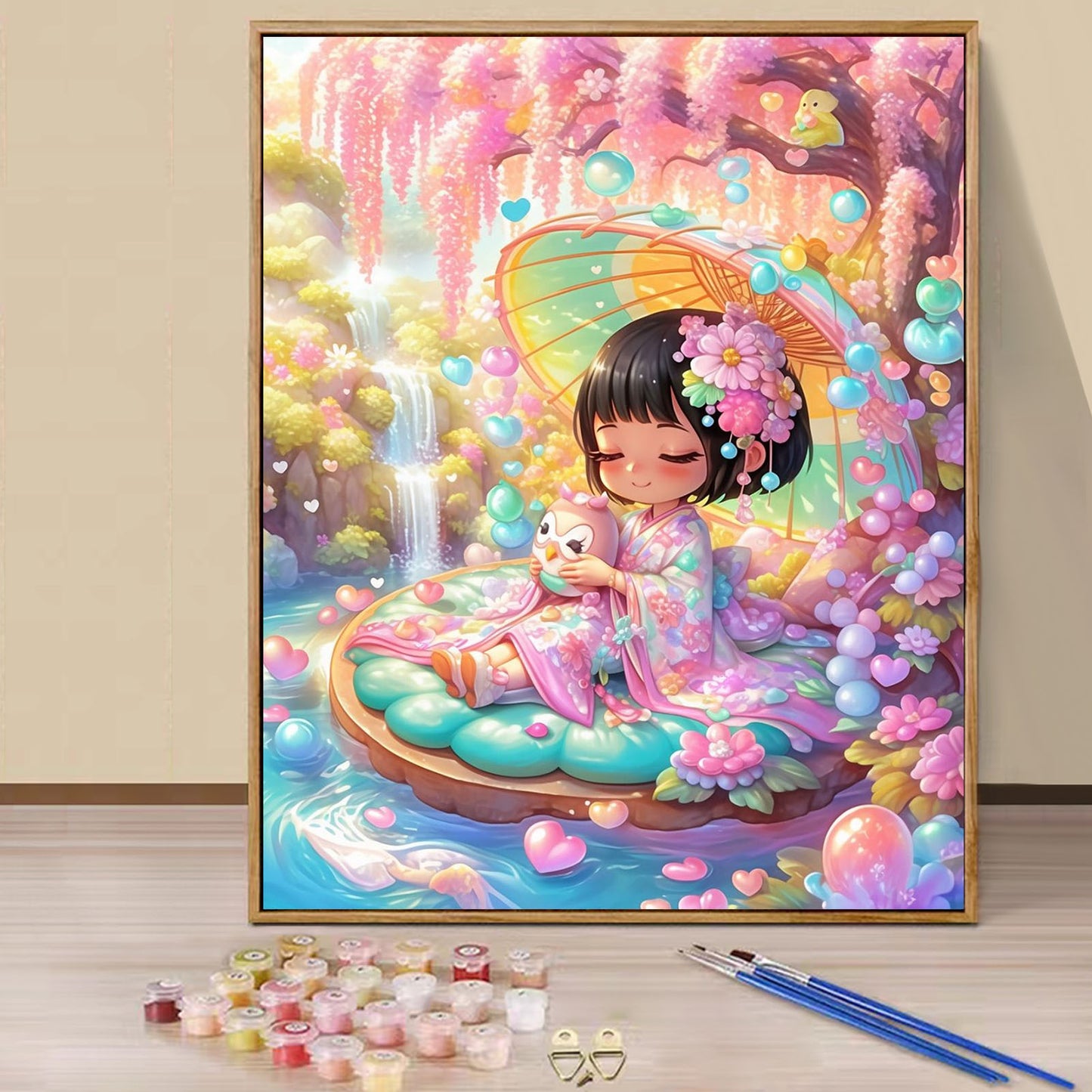 Girl- Paint by Numbers -40x50cm