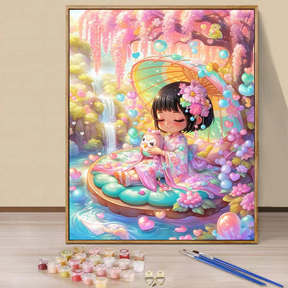 Girl- Paint by Numbers -40x50cm