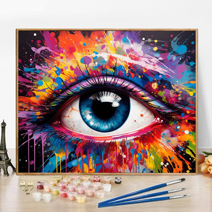 Eye - Paint by Numbers -50x40cm