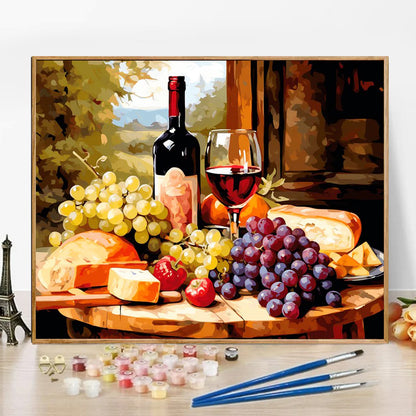 Grape - Paint by Numbers -50x40cm