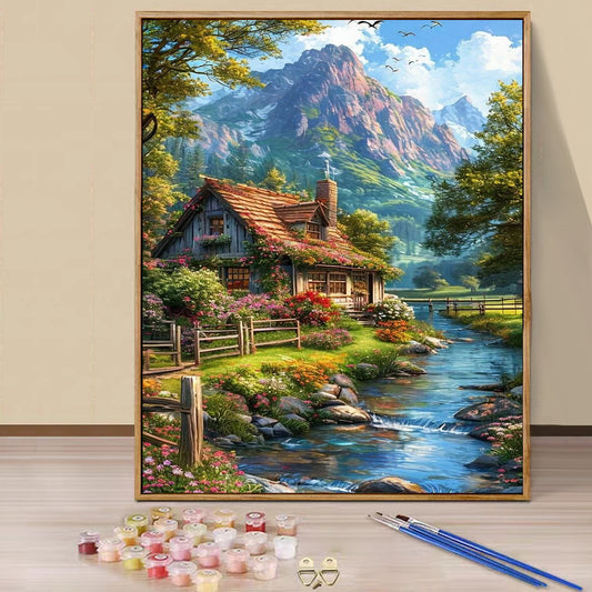 Forest Lodge - Paint by Numbers -40x50cm