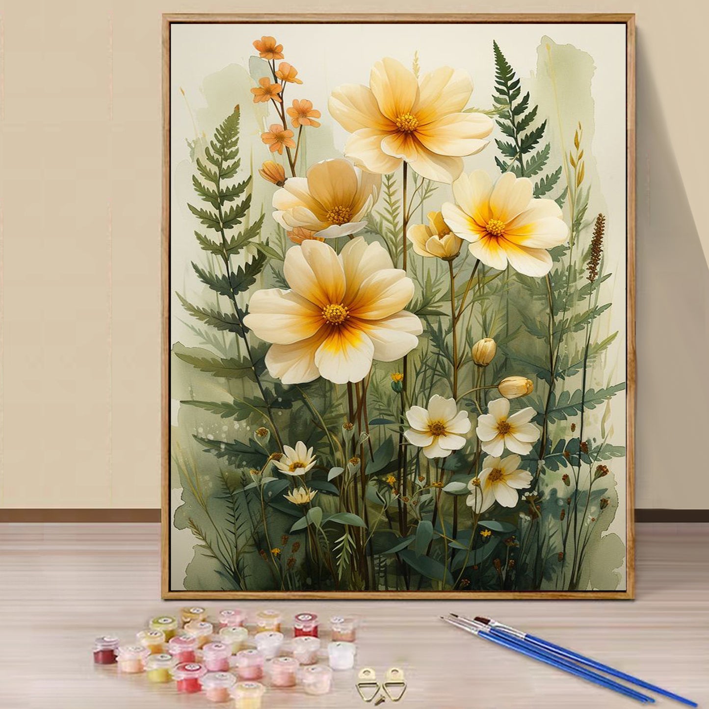 Yellow Flower - Painting with Numbers -40x50cm