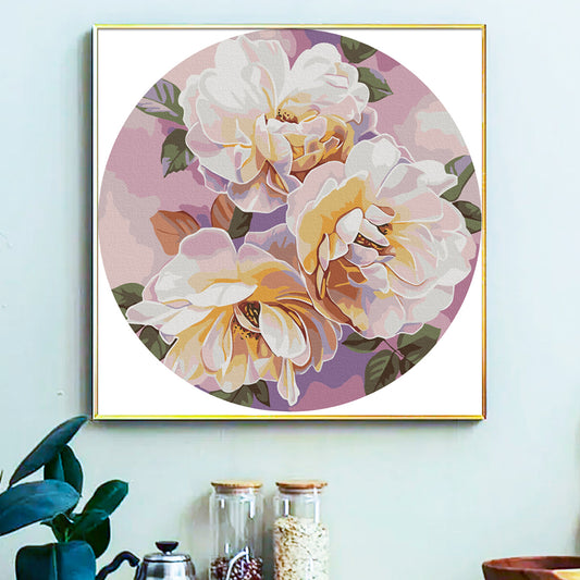 Flower - Painting by Numbers -40x40cm