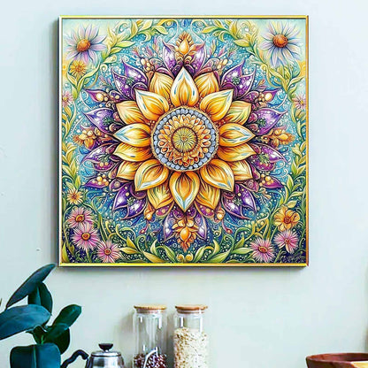 Flower- Painting by Numbers -40x40cm