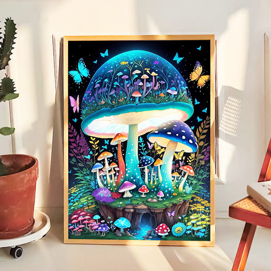 Mushroom - Full Round Diamond Painting - 30x40cm