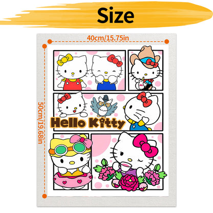 Hello Kitty- Paint by Numbers -40x50cm