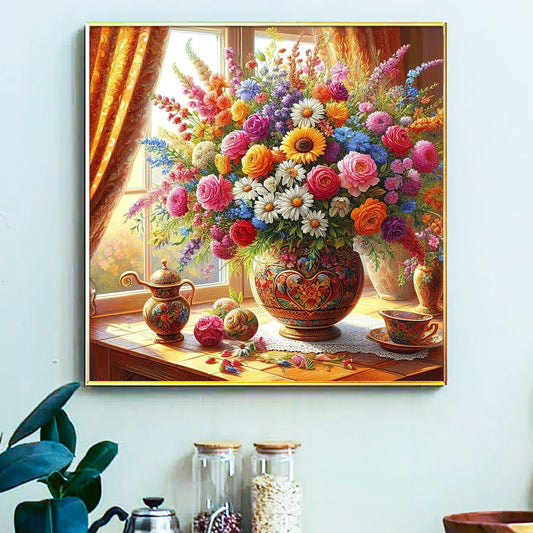 Bouquet - Painting by Numbers -40x40cm