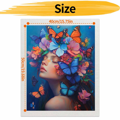 Girlish- Paint by Numbers -40x50cm