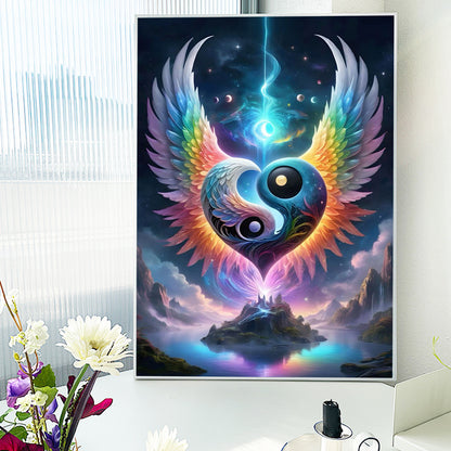 Love Wings - Full Round Diamond Painting - 30x40cm