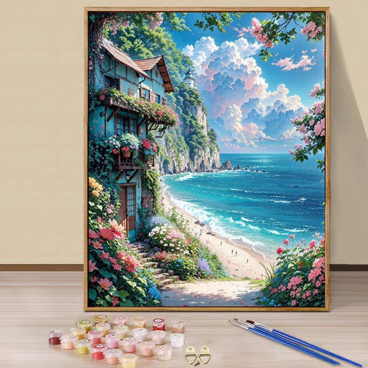 Seaside- Paint by Numbers -40x50cm
