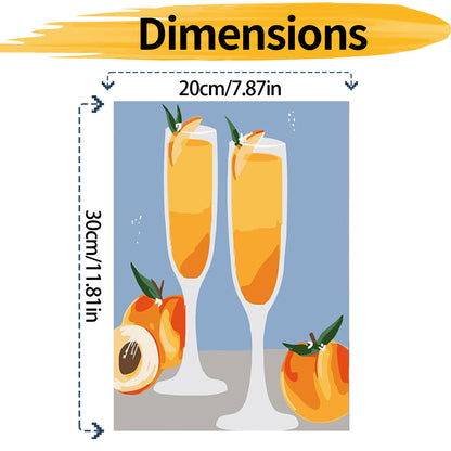 Wine - Paint by Numbers -20x30cm