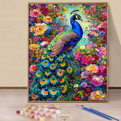 Peacock - Paint by Numbers -40x50cm