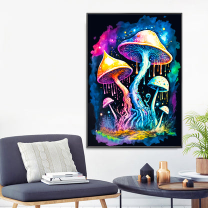 Mushroom- Full Round Diamond Painting - 30x40cm