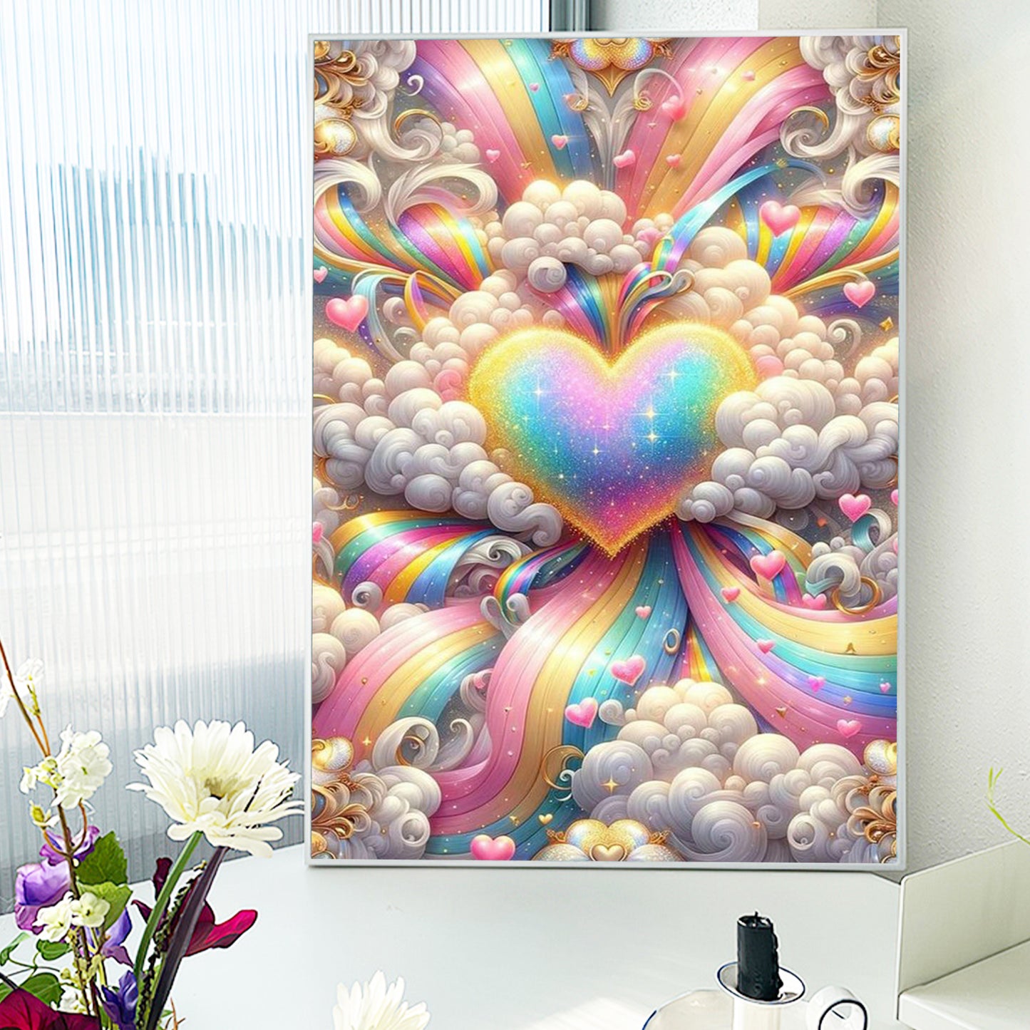 Love - Full Round Diamond Painting - 30x40cm