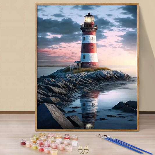 Lighthouse  - Paint by Numbers -40x50cm