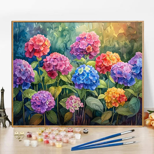 Flower - Paint by Numbers -50x40cm