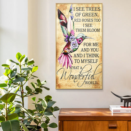 Hummingbird- Full Round Diamond Painting - 40x70cm