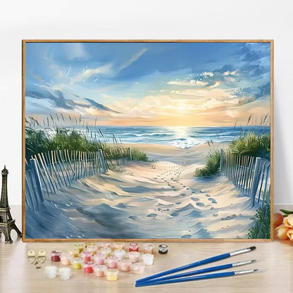 Seaside- Paint by Numbers -50x40cm