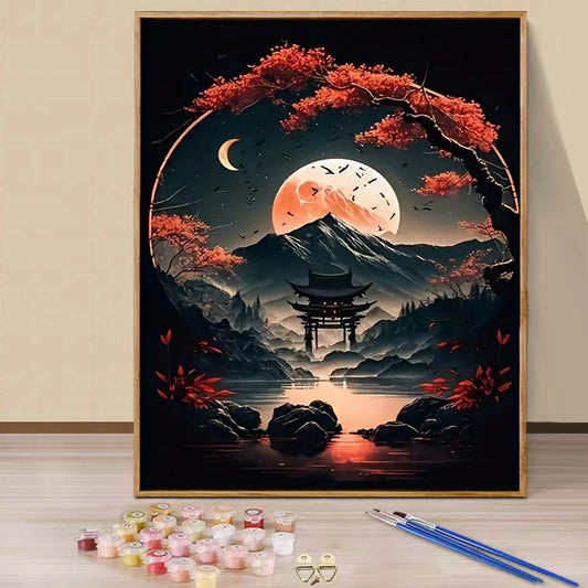 Moon - Paint by Numbers -40x50cm