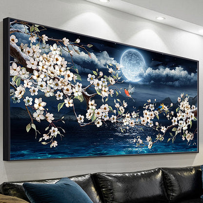 Moon- Painting by Numbers -80x40cm