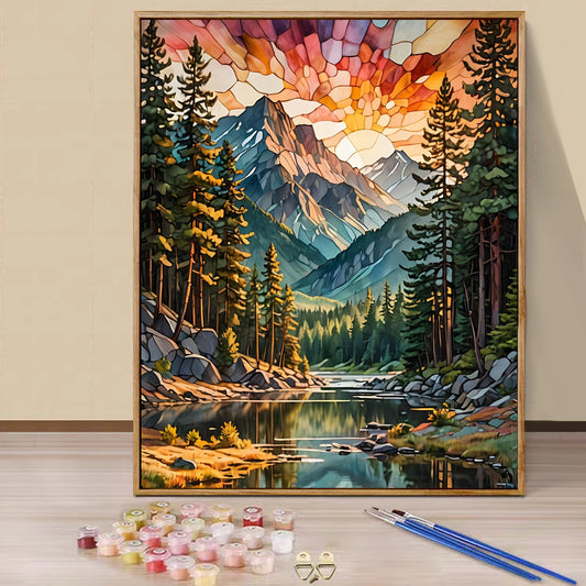 Forest- Paint by Numbers -40x50cm