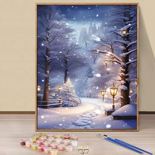 Winter  - Paint by Numbers -40x50cm