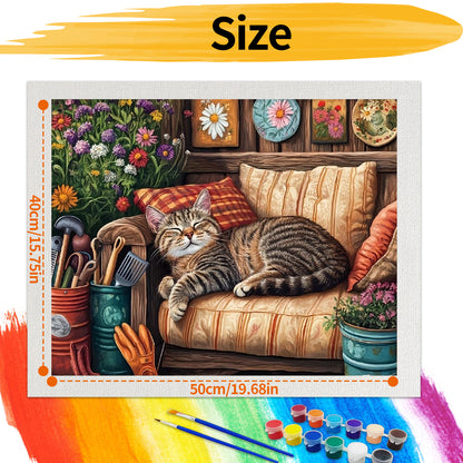 Kitten- Paint by Numbers -50x40cm