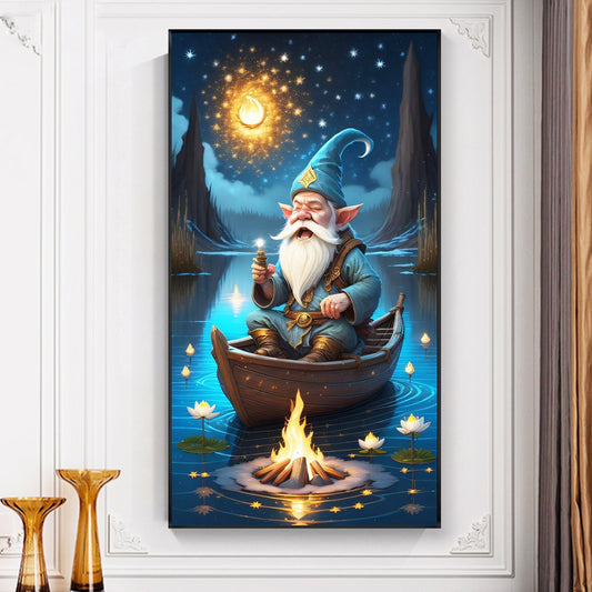 Gnome - Full Round Diamond Painting - 70x40cm
