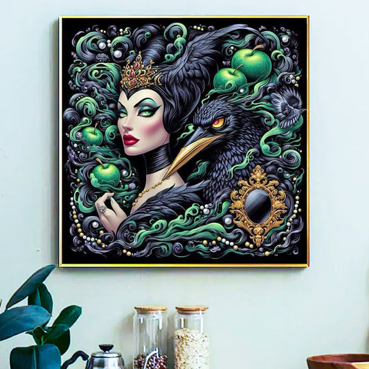 Maleficent - Painting by Numbers -40x40cm