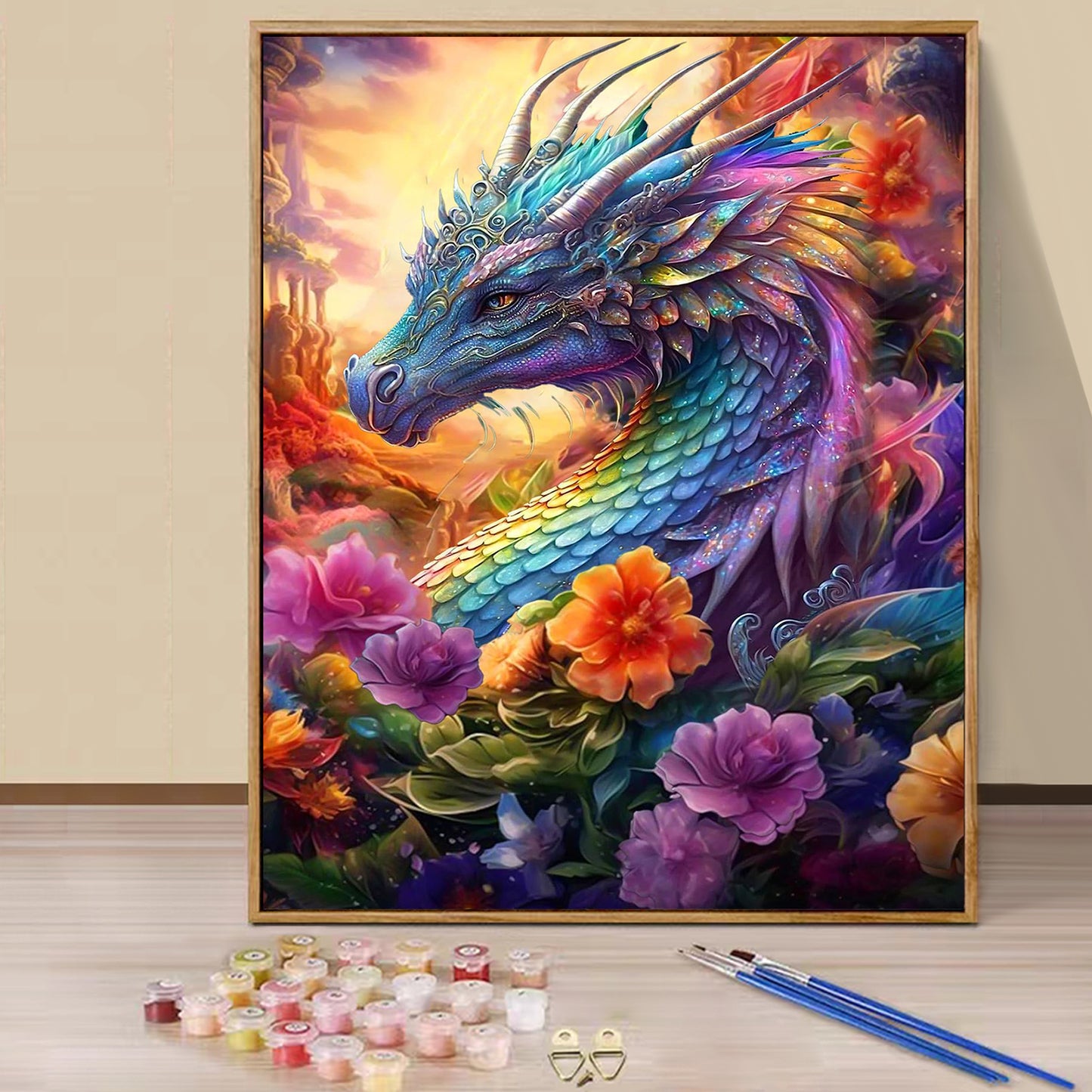 Dragon - Paint by Numbers -40x50cm