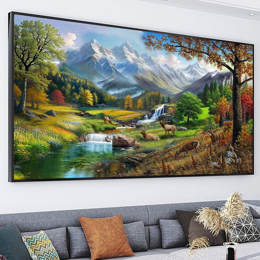 Forest - Full Round Diamond Painting - 70x40cm