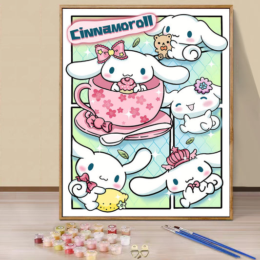 Cinnamon dog- Paint by Numbers -40x50cm