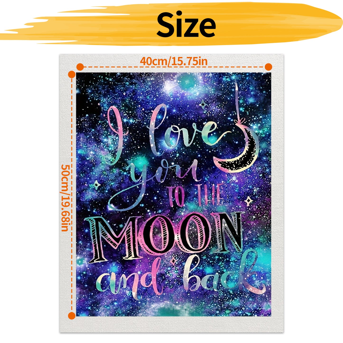 WordArt - Paint by Numbers -40x50cm