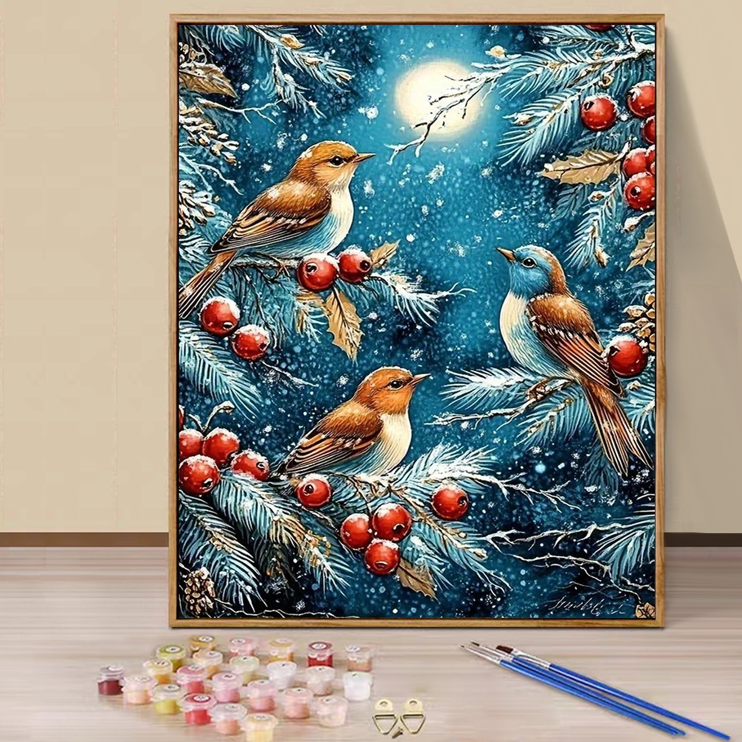 Sparrow- Paint by Numbers -40x50cm