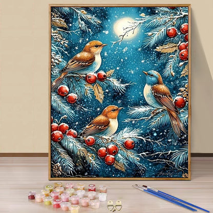 Sparrow- Paint by Numbers -40x50cm