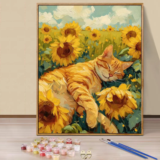 Cat- Paint by Numbers -40x50cm