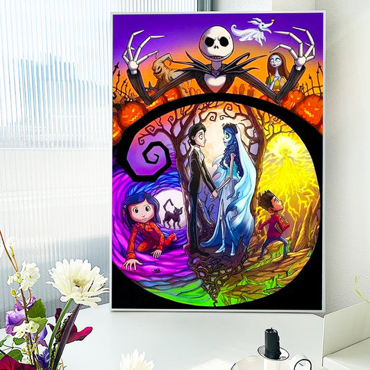 Halloween- Full Round Diamond Painting - 30x40cm